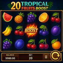 Slotuna - 20 Tropical Fruits Boost Slot Game